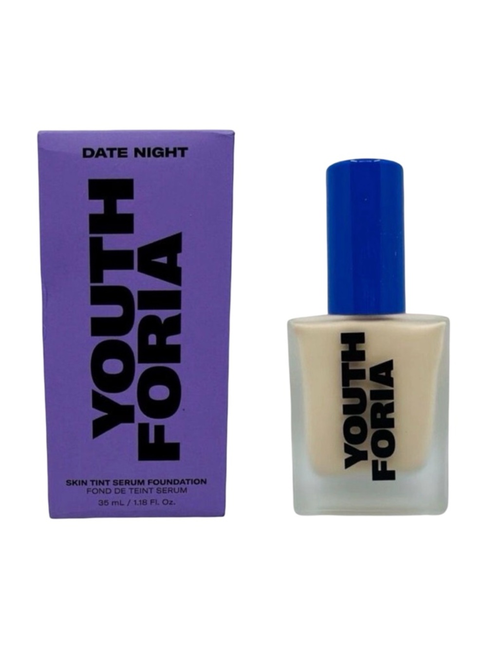 YouthForia Date Night Skin Tint Serum Foundation - 110 Fair Neutral - 1.18 fl oz